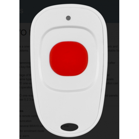 Control remoto tipo llavero de 1 botón